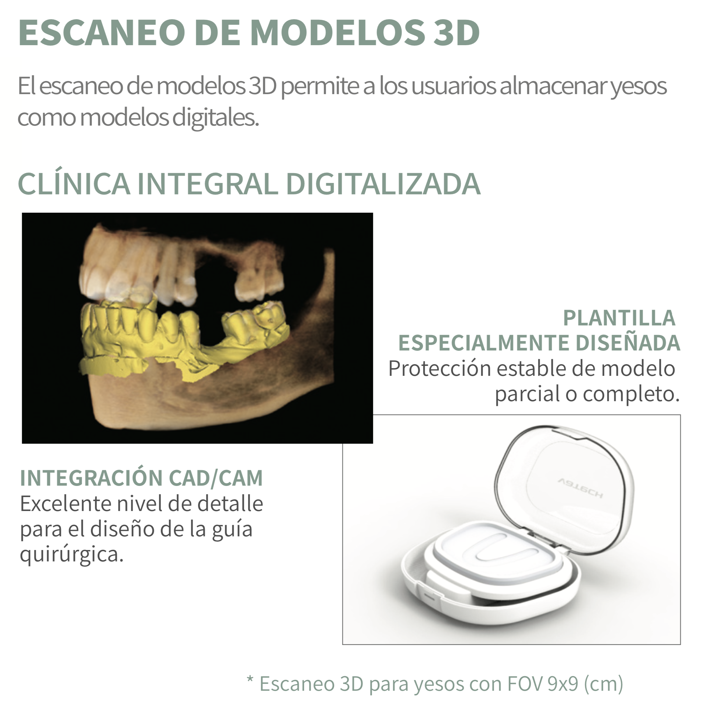 Rayos X 3D Green X - Escanéo de modelos 3D